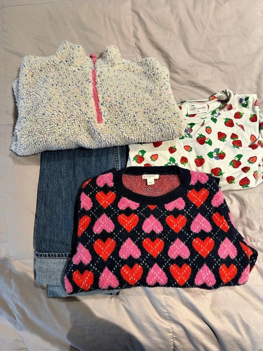 Bundle of Girls Clothes - CrewCuts, Petit Peony, Abercrombie